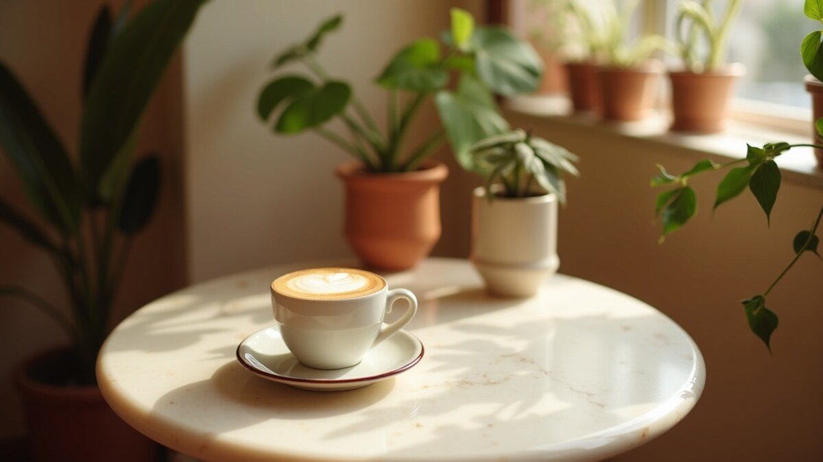 Aesthetic Café Cdmx en estilo editorial moderno para inspiración visual en México