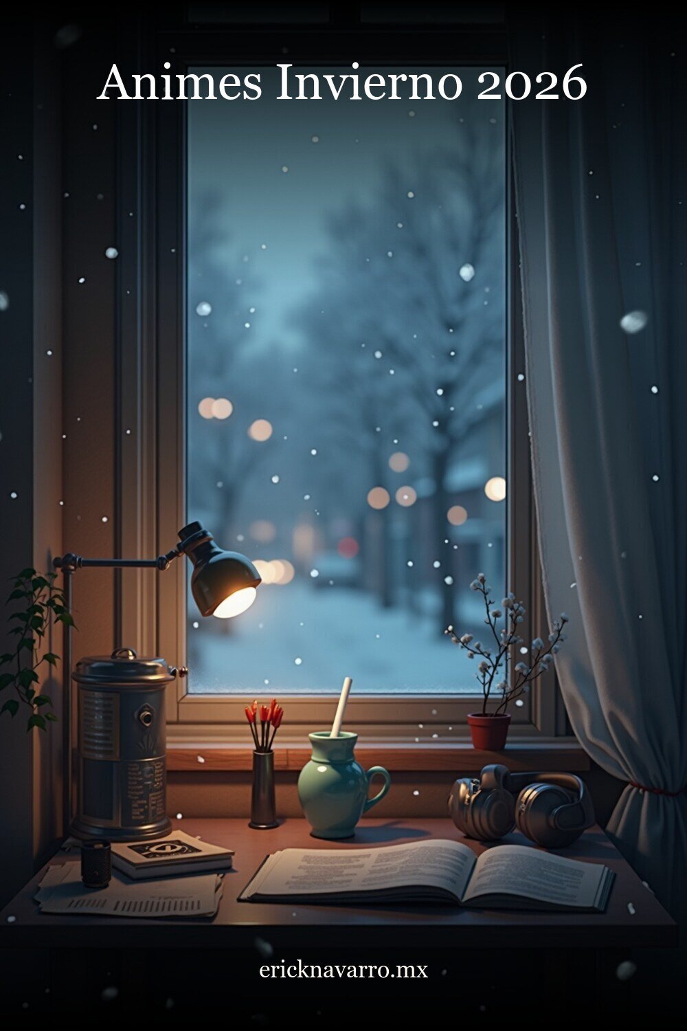 Animes Invierno 2026 - imagen pinterest Animes Invierno 2026 en estilo editorial moderno para inspiración visual en México