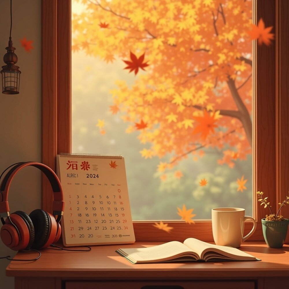 Animes Otoño 2026 Calendario - imagen cuadrada Animes Otoño 2026 Calendario en formato cuadrado para redes sociales, estética mexicana