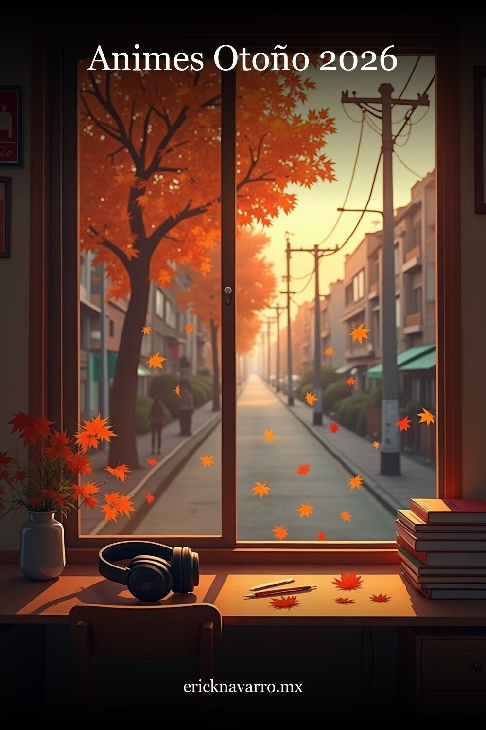 Animes Otoño 2026 - imagen pinterest Animes Otoño 2026 en estilo editorial moderno para inspiración visual en México