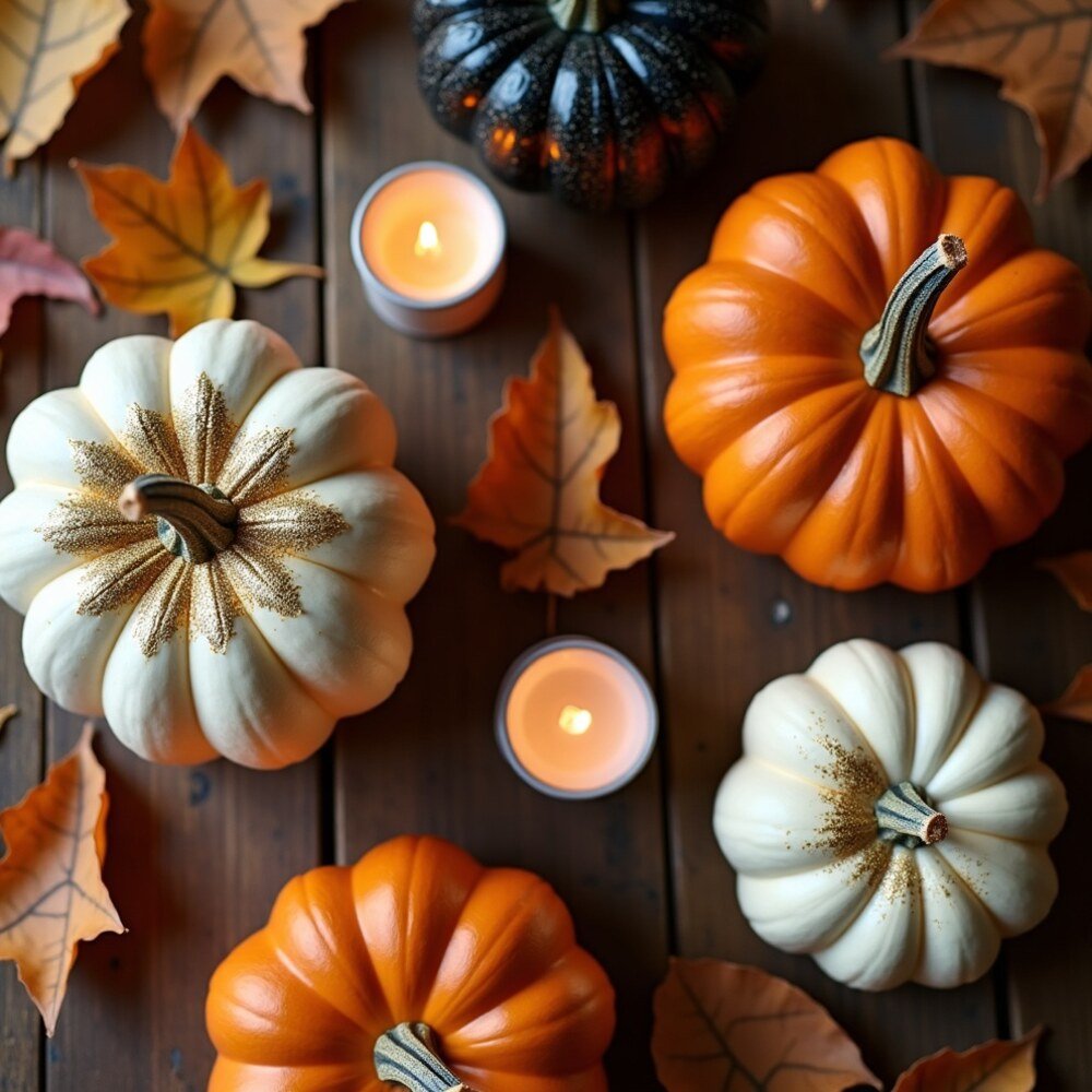 Calabazas Halloween Decoracion - imagen cuadrada Calabazas Halloween Decoracion en estilo editorial moderno para inspiración visual en México