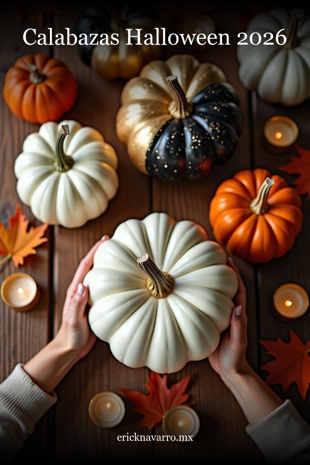Calabazas Halloween Decoracion - imagen pinterest Calabazas Halloween Decoracion en estilo editorial moderno para inspiración visual en México