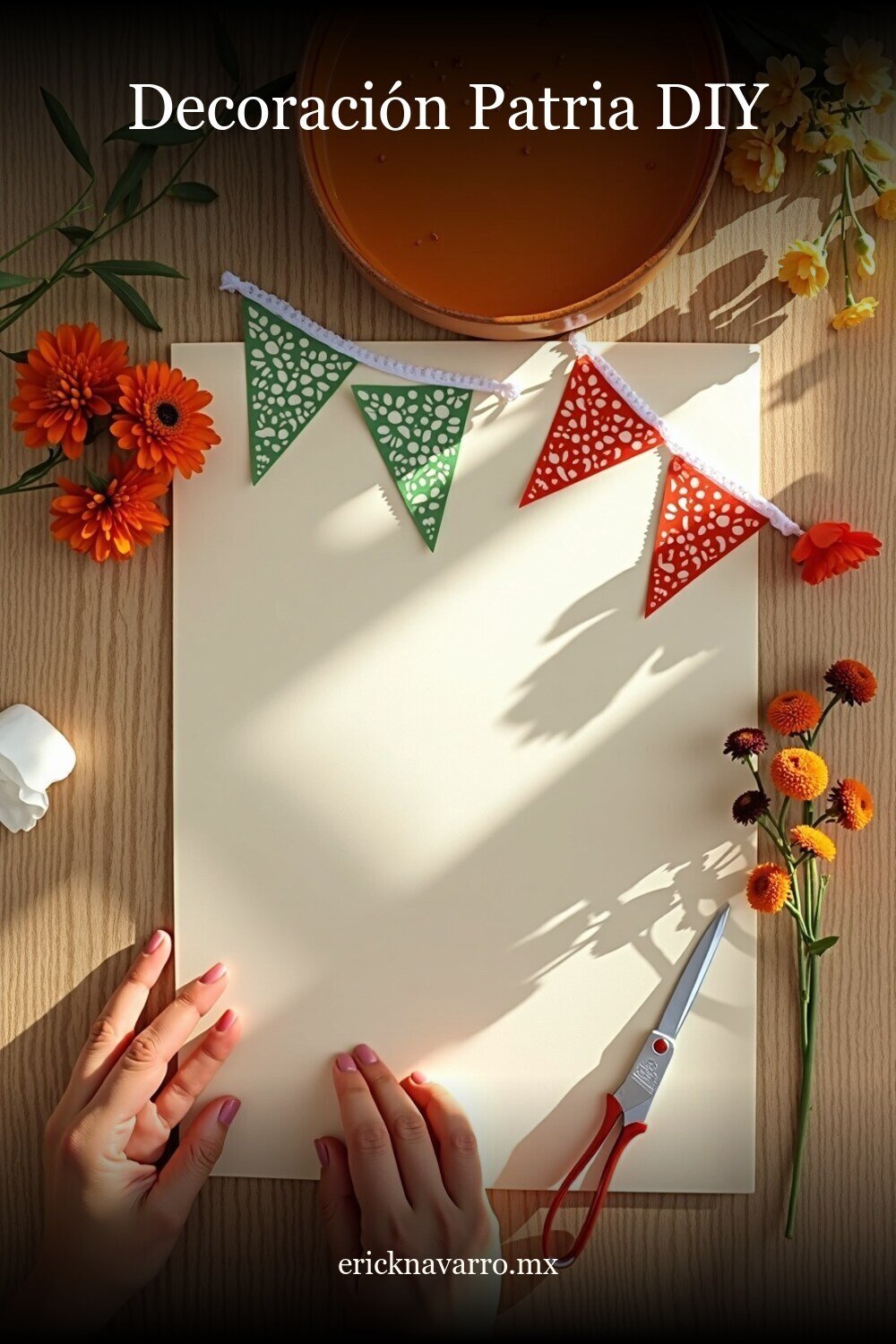 Decoración Fiestas Patrias en estilo editorial moderno para inspiración visual en México