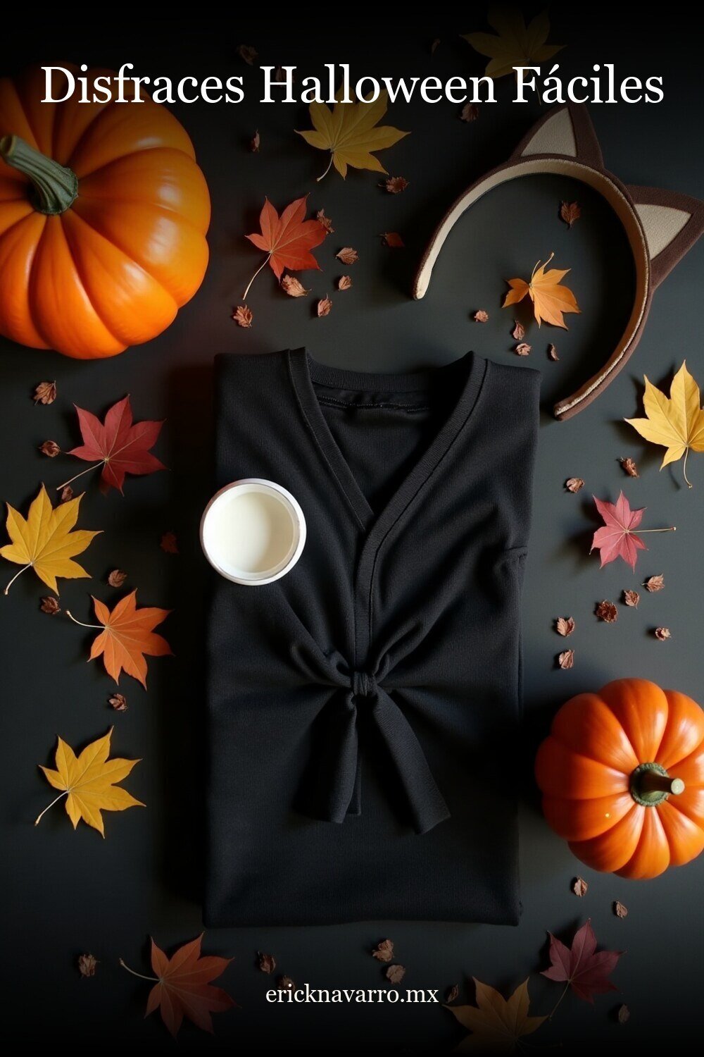 Disfraces Halloween 2026 Faciles - imagen pinterest Disfraces Halloween 2026 Faciles en estilo editorial moderno para inspiración visual en México