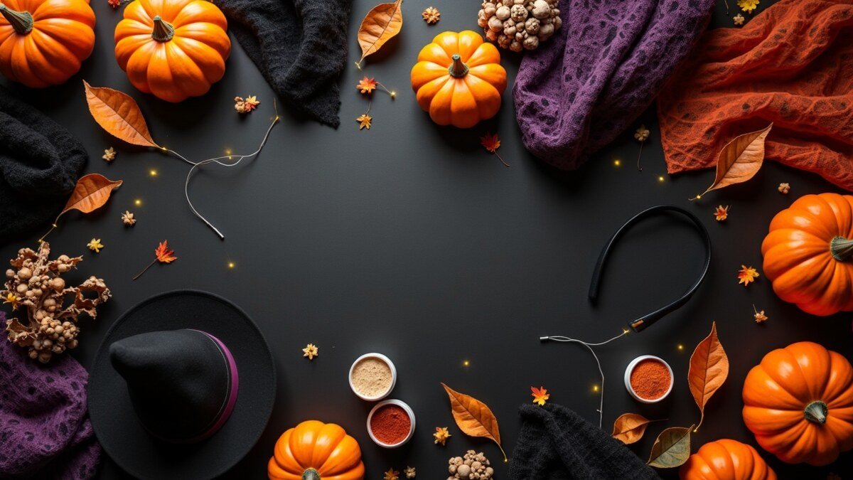Ideas Disfraces Halloween 2026 - imagen featured Ideas Disfraces Halloween 2026: imagen editorial de portada en estilo moderno mexicano