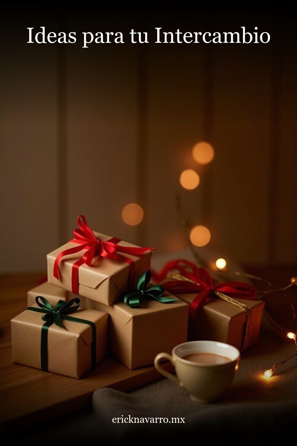 Ideas Intercambio Navideño - imagen pinterest Ideas Intercambio Navideño en formato vertical estilo Pinterest para inspiración visual