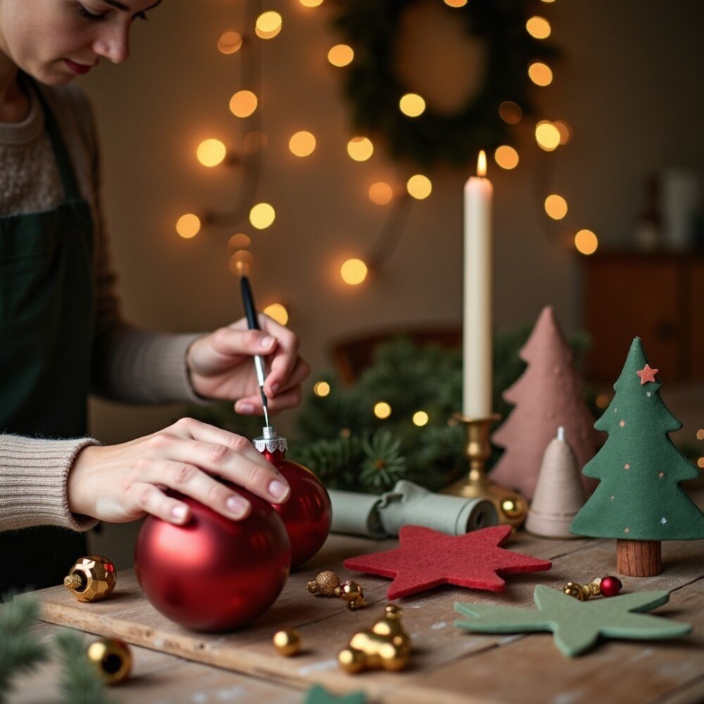 Manualidades Navideñas Vender en formato cuadrado para redes sociales, estética mexicana