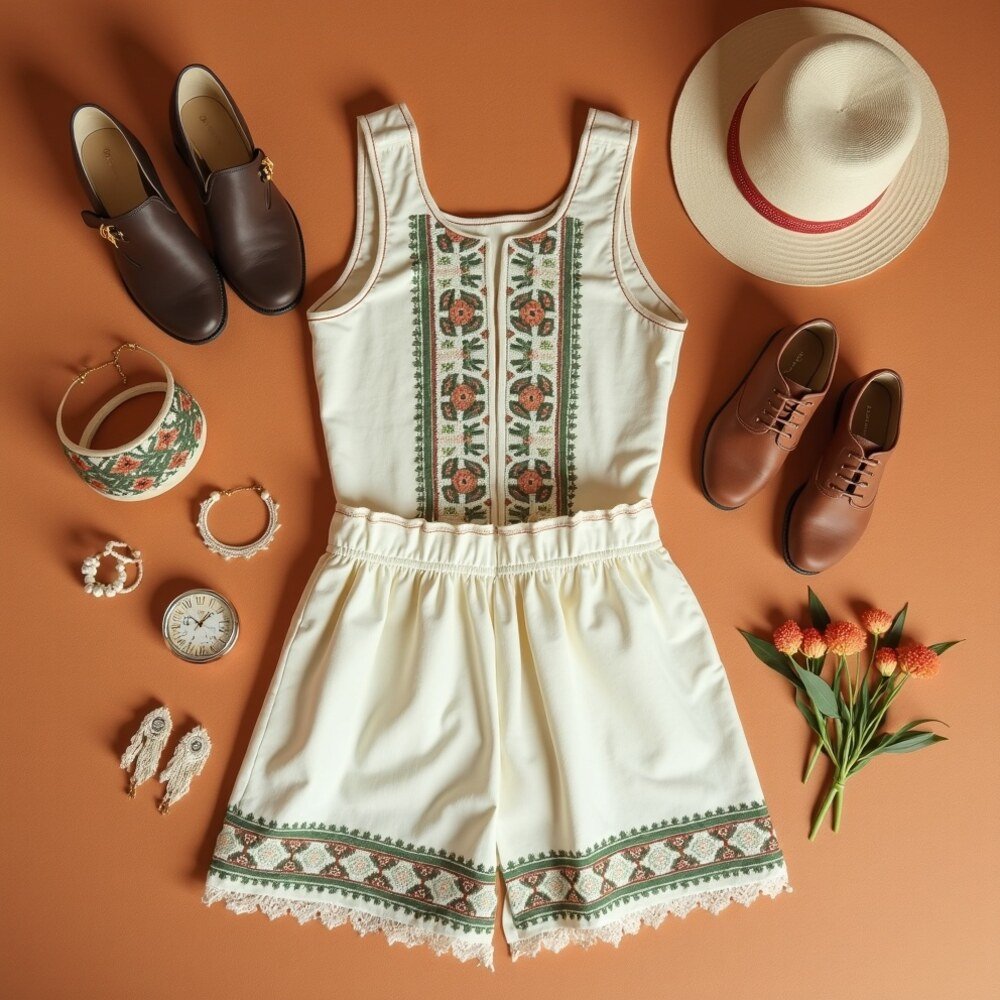 Outfit Fiestas Patrias en estilo editorial moderno para inspiración visual en México