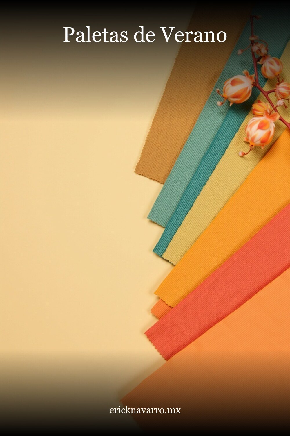 Paletas Verano Latam - imagen pinterest Paletas Verano Latam en estilo editorial moderno para inspiración visual en México