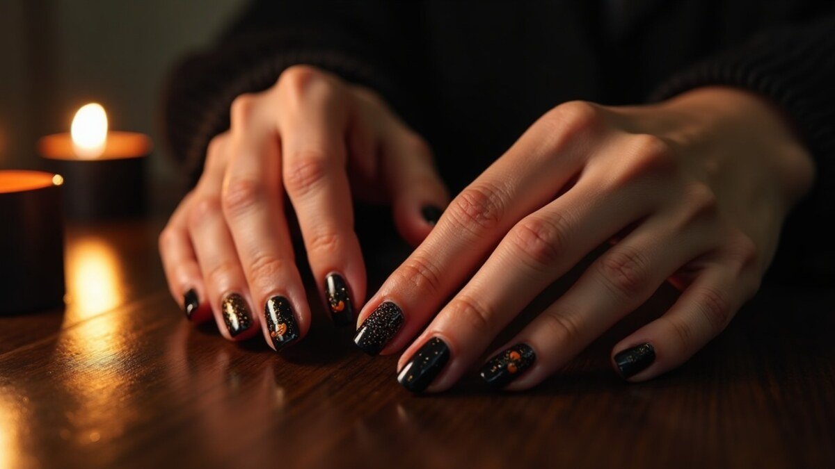 Uñas Halloween 2026 en estilo editorial moderno para inspiración visual en México