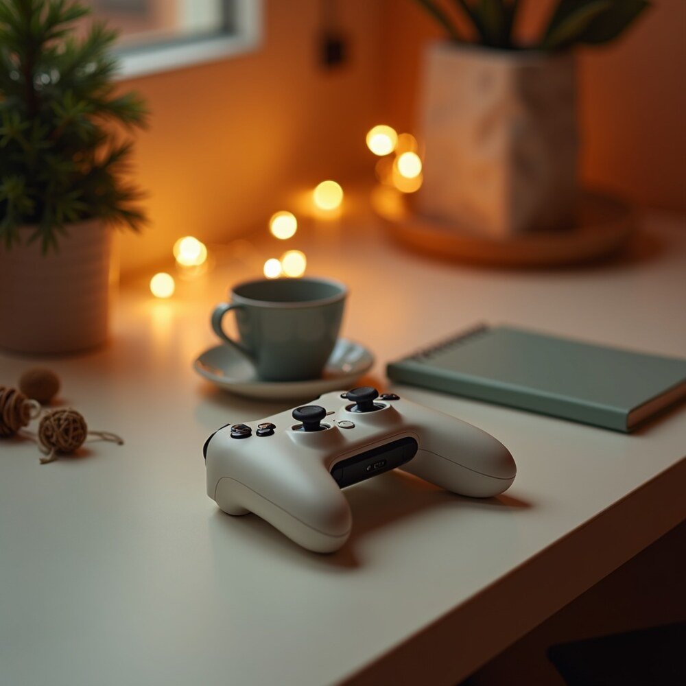 Videojuegos Fin de Año 2026 - imagen cuadrada Videojuegos Fin de Año 2026 en formato cuadrado para redes sociales, estética mexicana