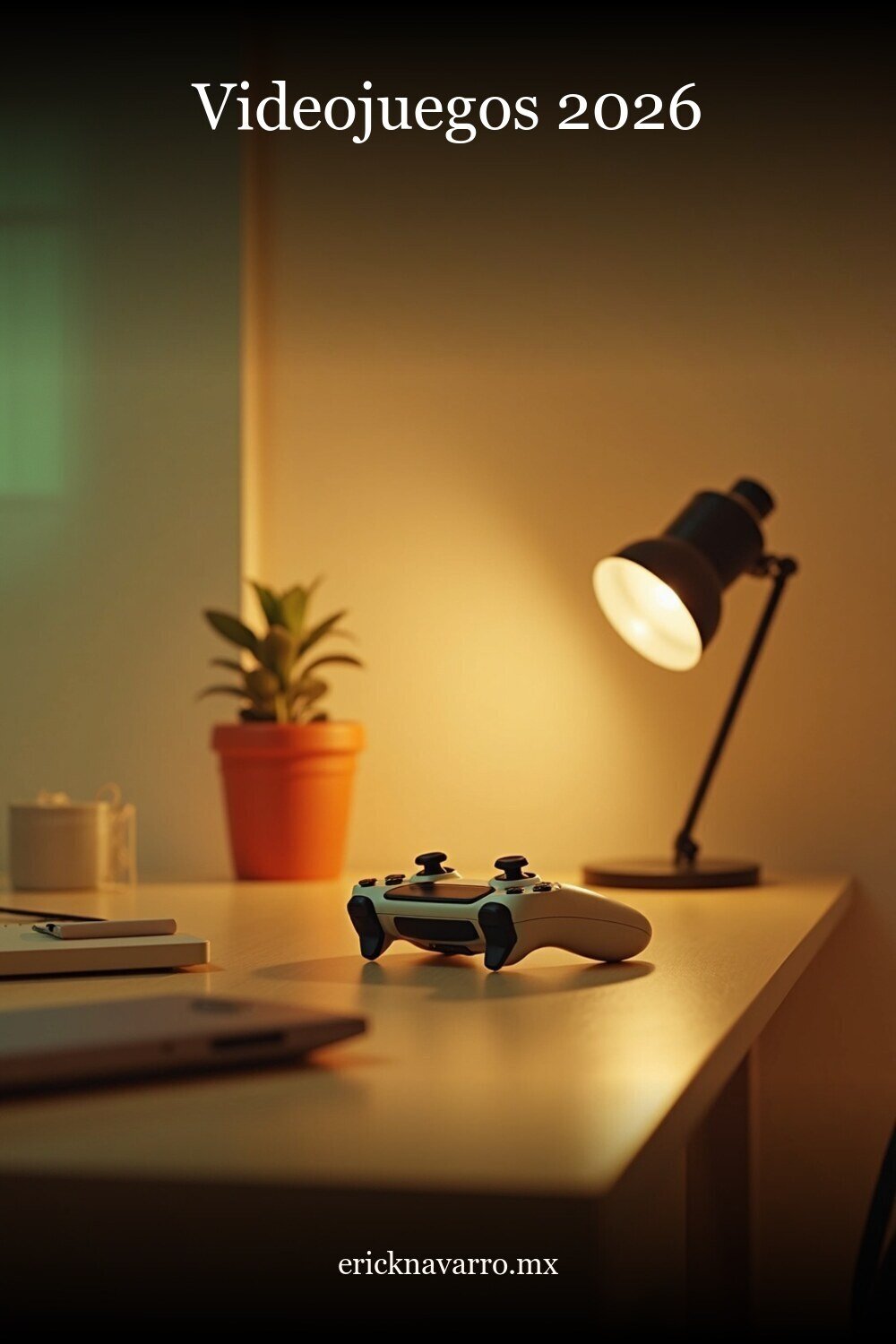 Videojuegos Verano 2026 en estilo editorial moderno para inspiración visual en México